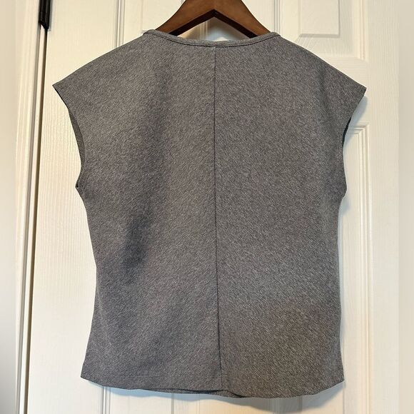Athleta Bayview Tee Grey Size Small - Picture 3 of 5